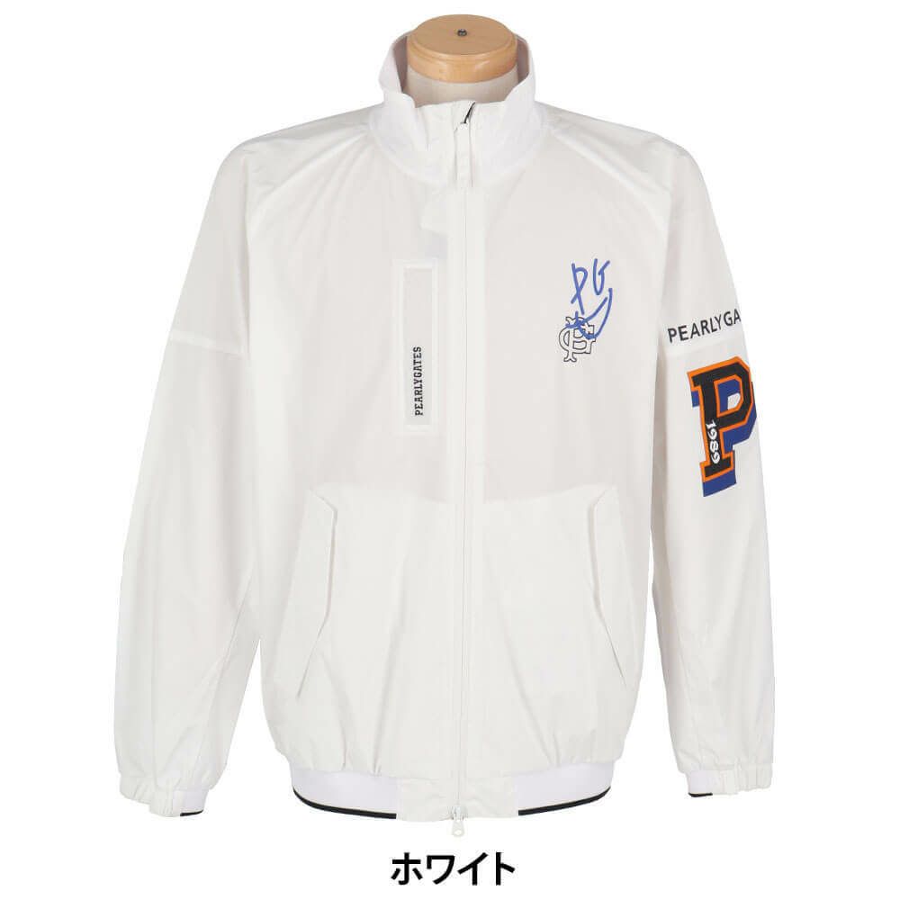 パーリーゲイツ PEARLY GATES　メンズ 撥水 ロゴデザイン ストレッチ 長袖 フルジップ ブルゾン 053-5120201　2025年モデル 詳細2