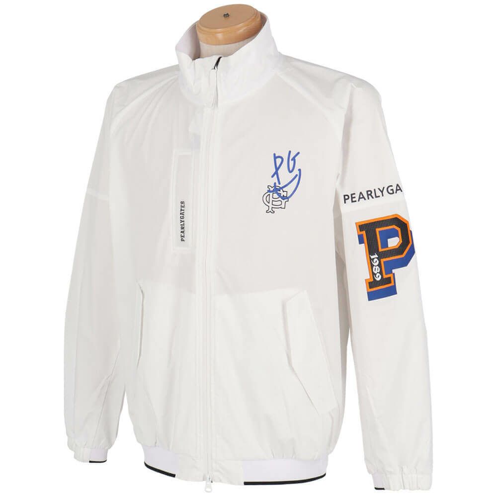 パーリーゲイツ PEARLY GATES　メンズ 撥水 ロゴデザイン ストレッチ 長袖 フルジップ ブルゾン 053-5120201　2025年モデル 詳細4