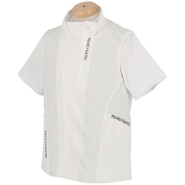 パーリーゲイツ PEARLY GATES　メンズ ロゴプリント ストレッチ フルジップベスト 053-5158301　2025年モデル 詳細4