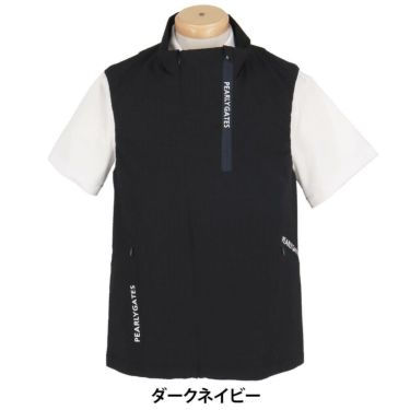 パーリーゲイツ PEARLY GATES　メンズ ロゴプリント ストレッチ フルジップベスト 053-5158301　2025年モデル 詳細5