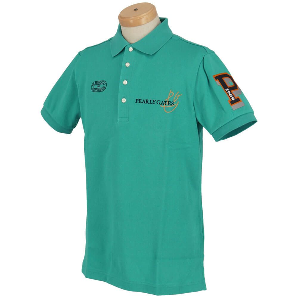 パーリーゲイツ PEARLY GATES　メンズ 鹿の子 ロゴデザイン 半袖 ポロシャツ 053-5160201　2025年モデル 詳細13