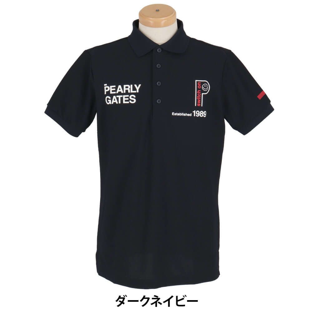 パーリーゲイツ PEARLY GATES　メンズ バックプリント ストレッチ 半袖 ポロシャツ 053-5160301　2025年モデル 詳細2