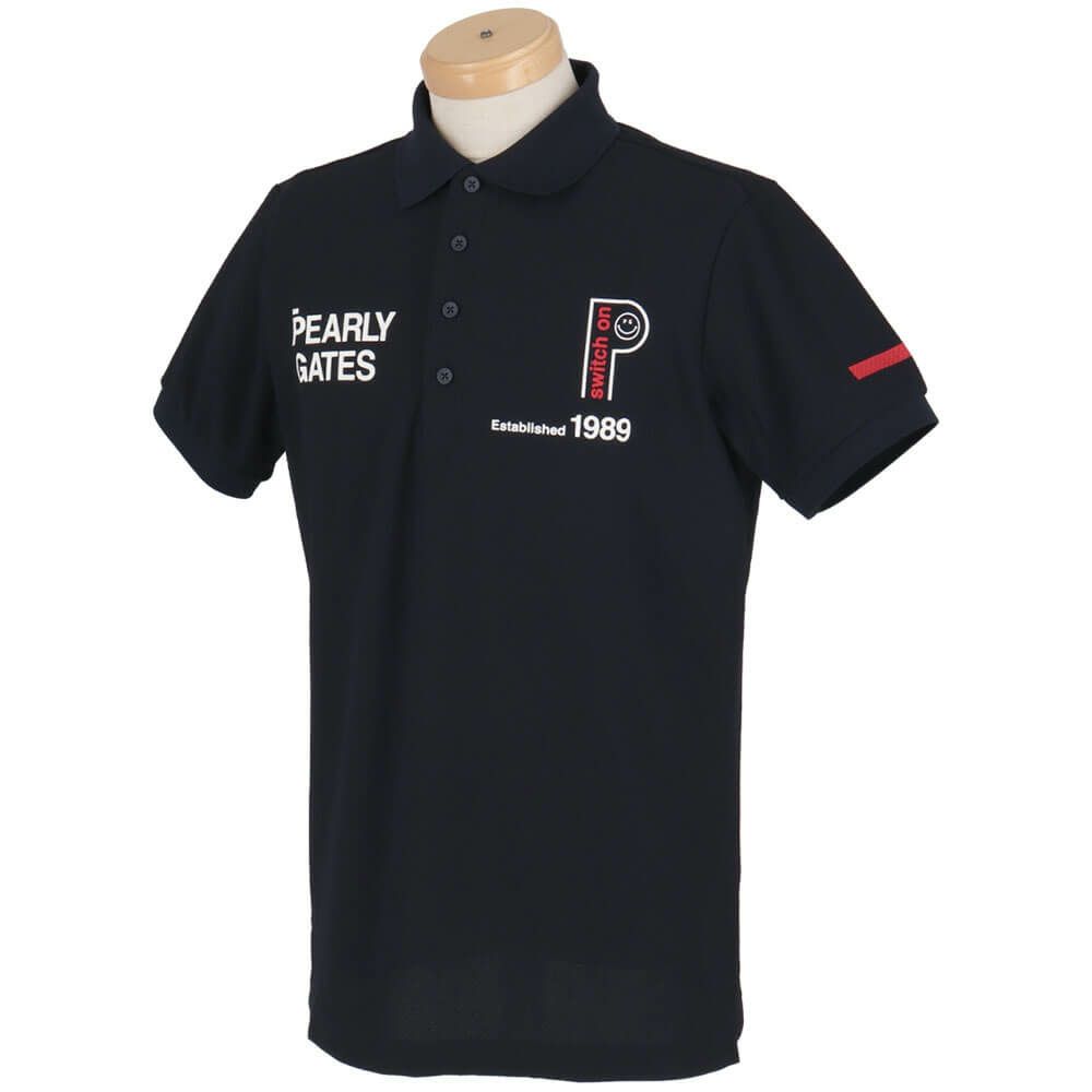 パーリーゲイツ PEARLY GATES　メンズ バックプリント ストレッチ 半袖 ポロシャツ 053-5160301　2025年モデル 詳細4