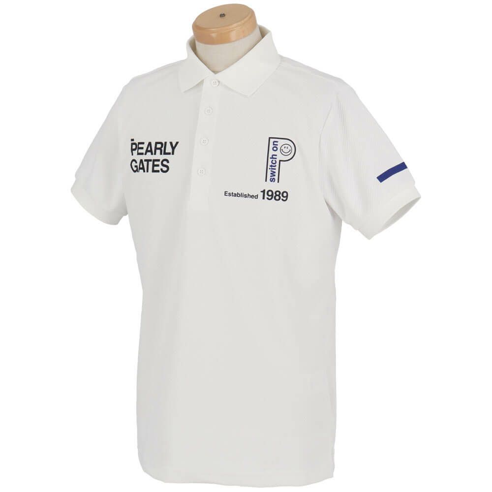 パーリーゲイツ PEARLY GATES　メンズ バックプリント ストレッチ 半袖 ポロシャツ 053-5160301　2025年モデル 詳細13