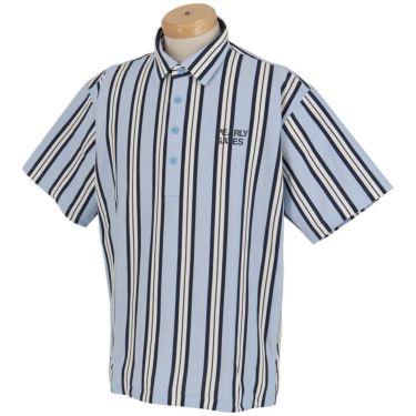 パーリーゲイツ PEARLY GATES　メンズ ストライプ柄 ストレッチ 半袖 ポロシャツ 053-5160307　2025年モデル 詳細7