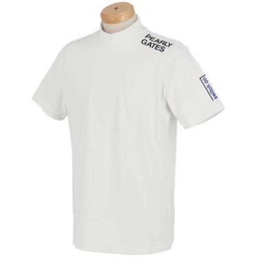 パーリーゲイツ PEARLY GATES　メンズ ロゴプリント 半袖 ハイネック シャツ 053-5167301　2025年モデル 詳細4