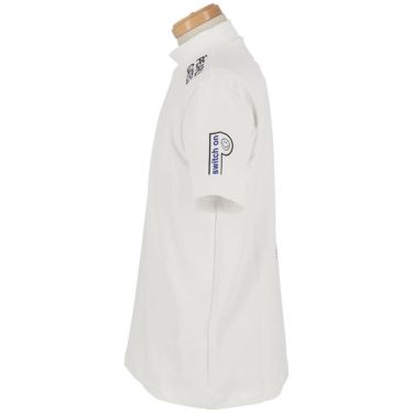 パーリーゲイツ PEARLY GATES　メンズ ロゴプリント 半袖 ハイネック シャツ 053-5167301　2025年モデル 詳細5