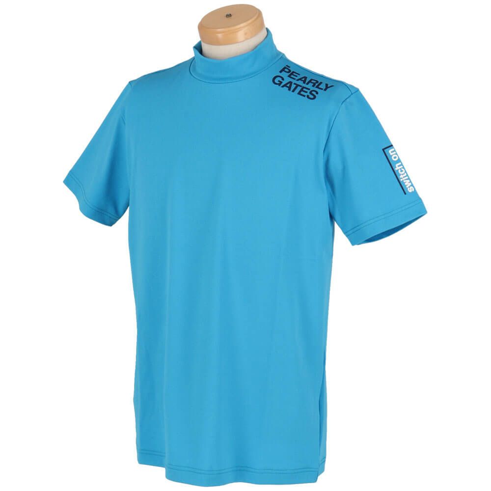 パーリーゲイツ PEARLY GATES　メンズ ロゴプリント 半袖 ハイネック シャツ 053-5167301　2025年モデル 詳細11