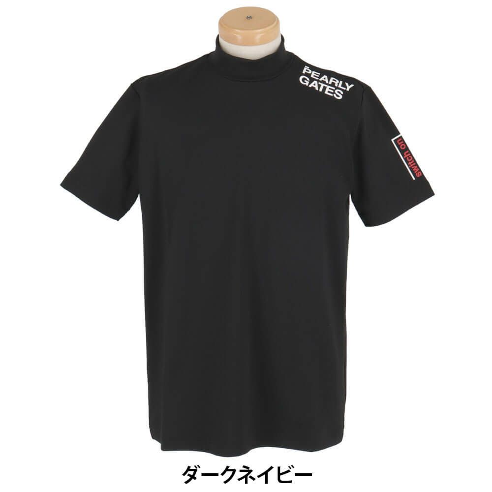 パーリーゲイツ PEARLY GATES　メンズ ロゴプリント 半袖 ハイネック シャツ 053-5167301　2025年モデル 詳細12