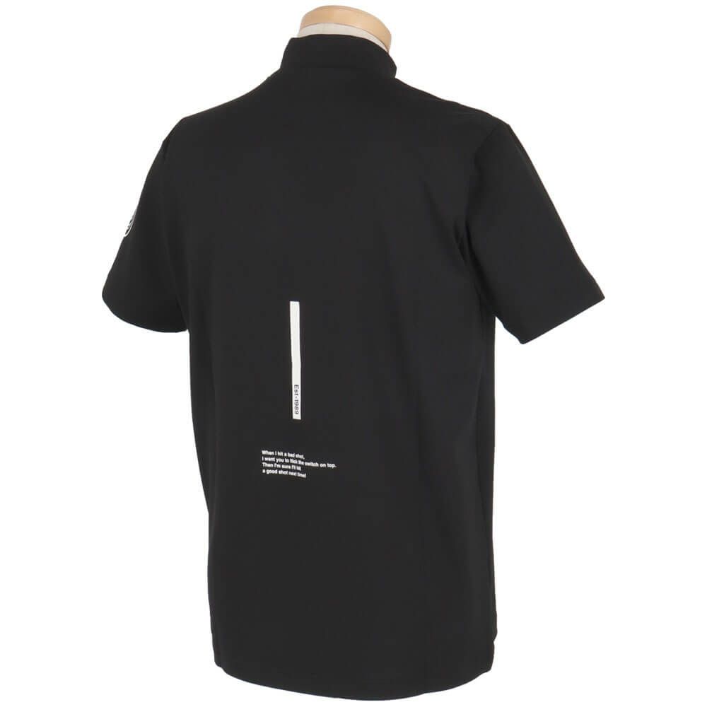 パーリーゲイツ PEARLY GATES　メンズ ロゴプリント 半袖 ハイネック シャツ 053-5167301　2025年モデル 詳細13