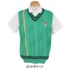 パーリーゲイツ PEARLY GATES　メンズ ケーブル編み 配色ライン Vネック ニット ベスト 053-5173201　2025年モデル 詳細8