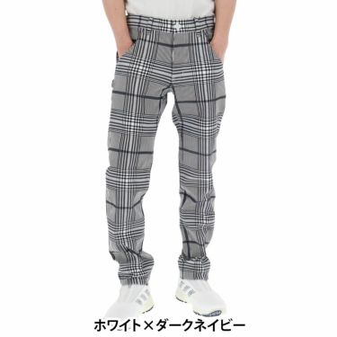 パーリーゲイツ PEARLY GATES　メンズ TEXBRID ヘリンボンジャガードチェック柄 ロングパンツ 053-5131205　2025年モデル 詳細1