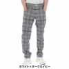 パーリーゲイツ PEARLY GATES　メンズ TEXBRID ヘリンボンジャガードチェック柄 ロングパンツ 053-5131205　2025年モデル 詳細1