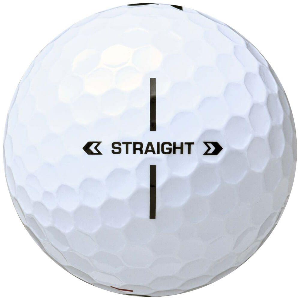 ブリヂストン　スーパーストレート 2025年モデル　ゴルフボール 1ダース（12球入り） ホワイト 詳細1