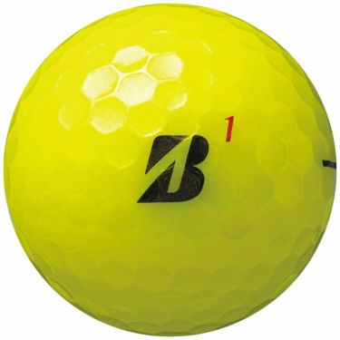 ブリヂストン　スーパーストレート 2025年モデル　ゴルフボール 1ダース（12球入り） イエロー 詳細1