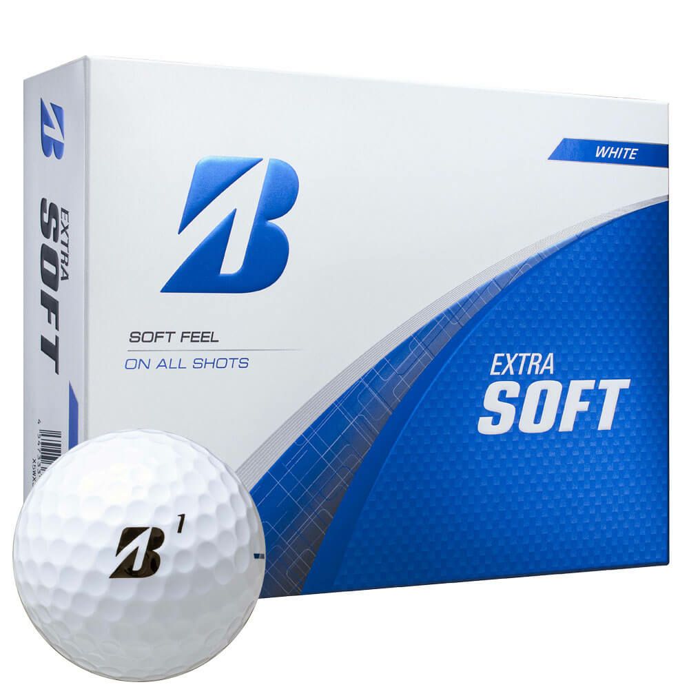 ブリヂストン　エクストラソフト 2025年モデル　ゴルフボール 1ダース（12球入り）　ホワイト 詳細1
