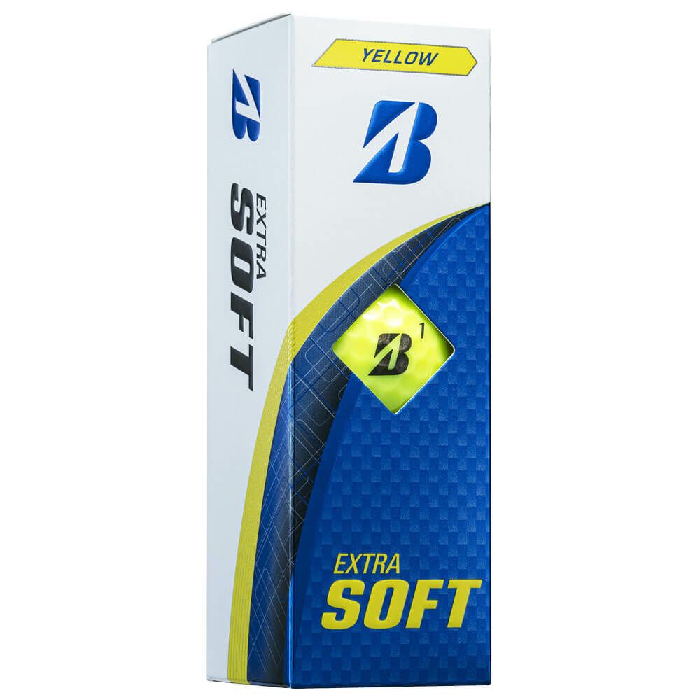 ブリヂストン　エクストラソフト 2025年モデル　ゴルフボール 1ダース（12球入り）　イエロー 詳細1