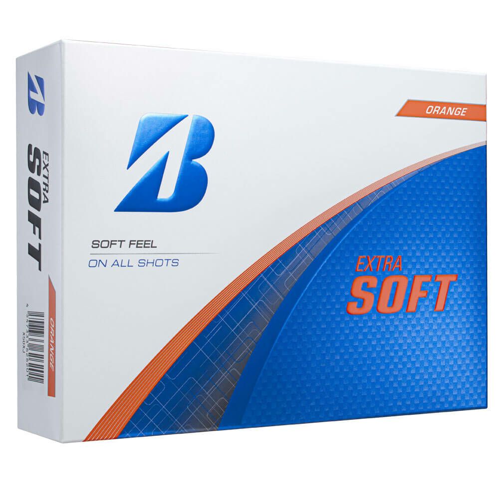 ブリヂストン　エクストラソフト 2025年モデル　ゴルフボール 1ダース（12球入り）　オレンジ 詳細1