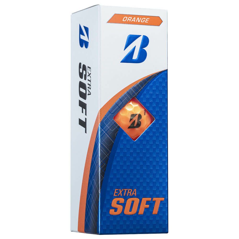 ブリヂストン　エクストラソフト 2025年モデル　ゴルフボール 1ダース（12球入り）　オレンジ 詳細1