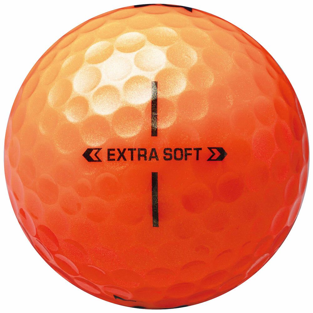 ブリヂストン　エクストラソフト 2025年モデル　ゴルフボール 1ダース（12球入り）　オレンジ 詳細1