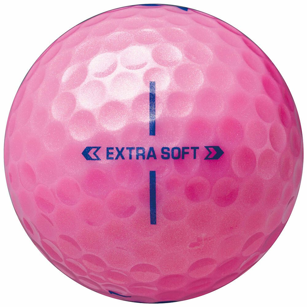 ブリヂストン　エクストラソフト 2025年モデル　ゴルフボール 1ダース（12球入り）　ピンク 詳細1