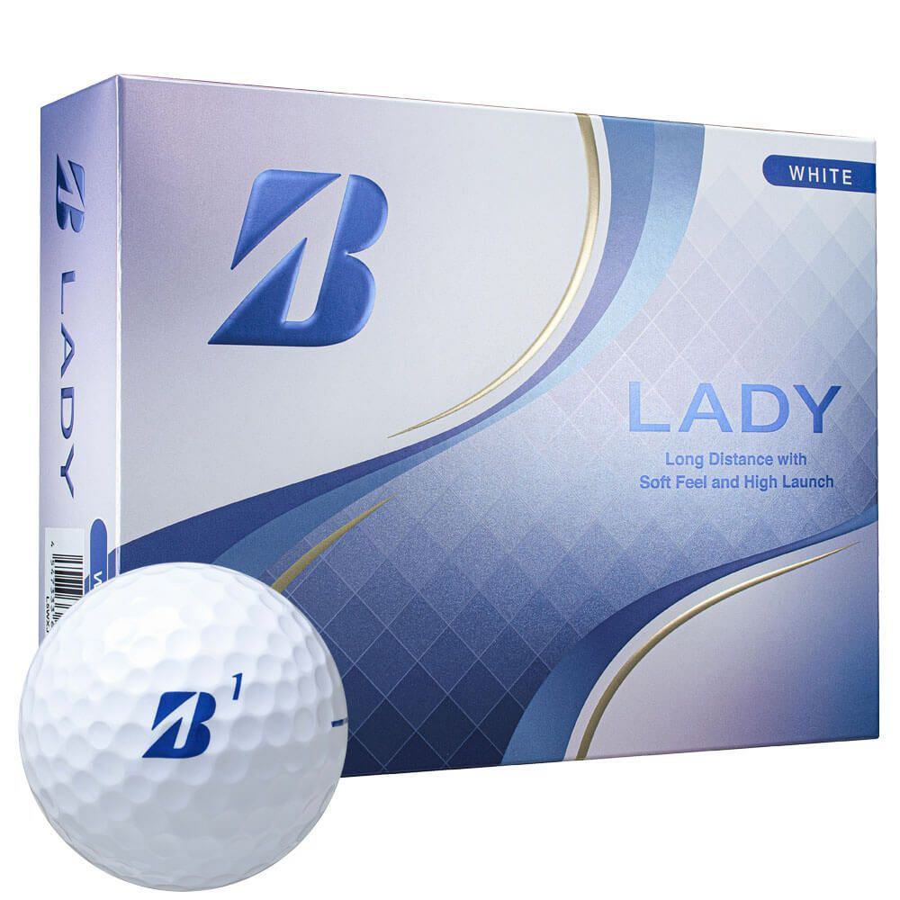 ブリヂストン　レディ 2025年モデル ゴルフボール 1ダース（12球入り）　ホワイト 詳細1