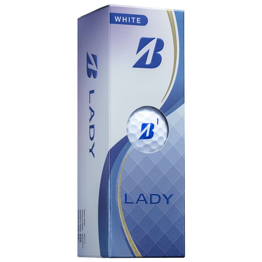 ブリヂストン　レディ 2025年モデル ゴルフボール 1ダース（12球入り）　ホワイト 詳細1