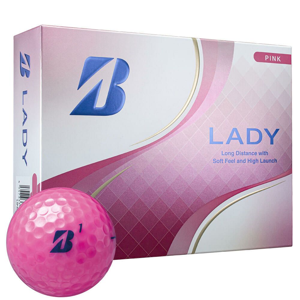 ブリヂストン　レディ 2025年モデル ゴルフボール 1ダース（12球入り）　ピンク 詳細1