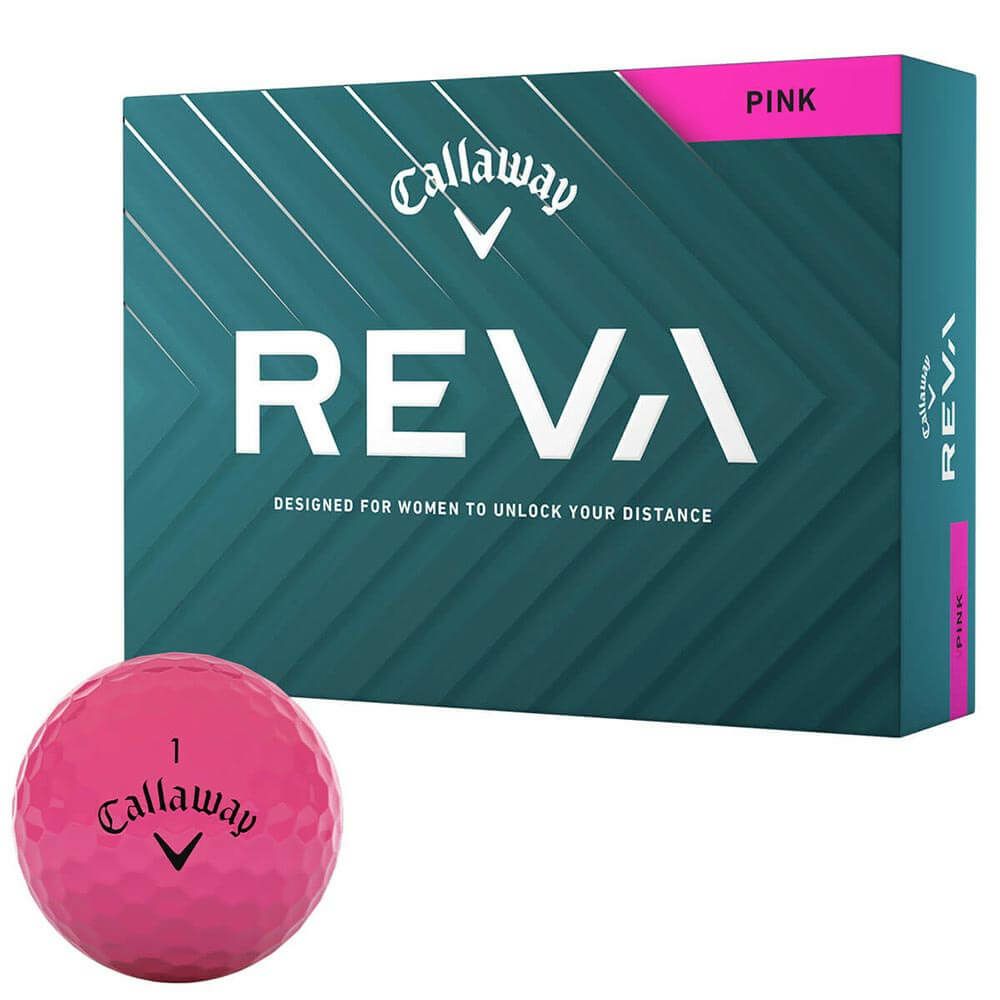 キャロウェイ　レヴァ 2025年モデル　ゴルフボール　1ダース（12球入り）　ピンク 詳細1