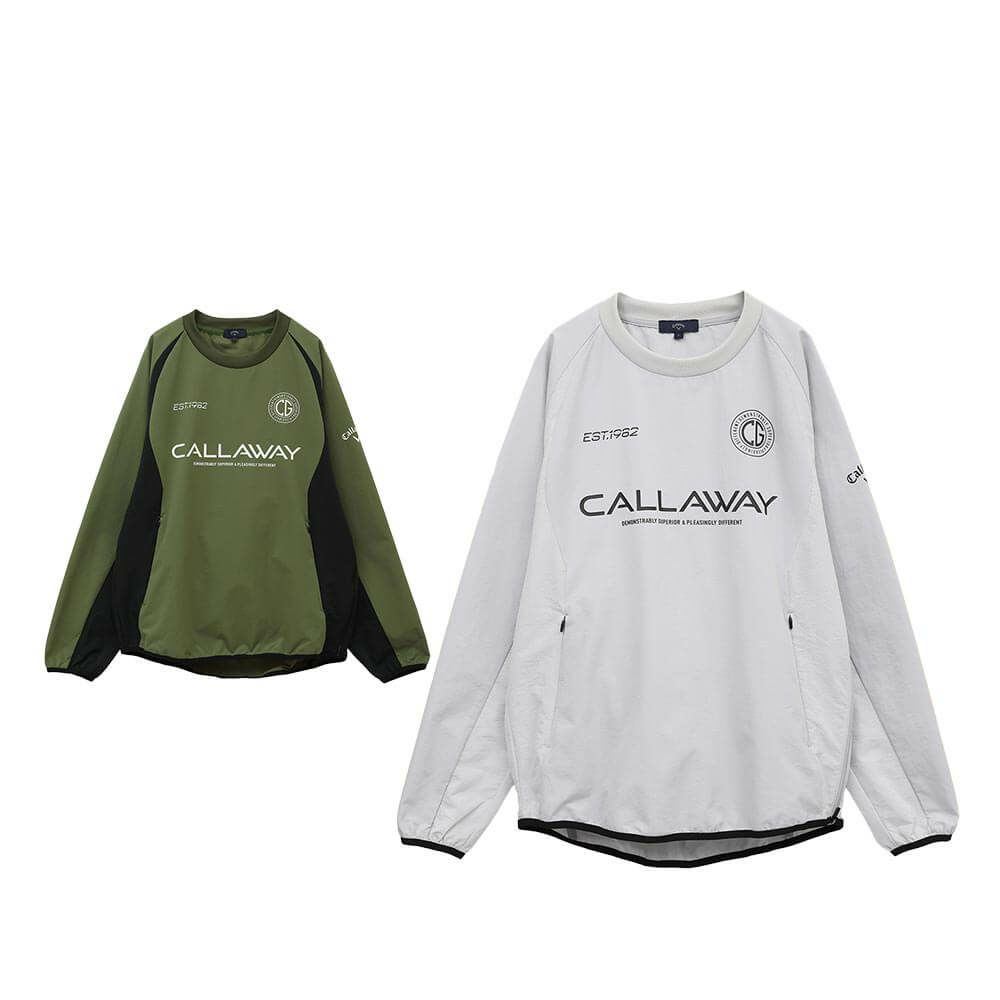 キャロウェイ Callaway　メンズ 8WAY ストレッチ クルーネック 長袖 ブルゾン C25115101　2025年モデル 詳細1