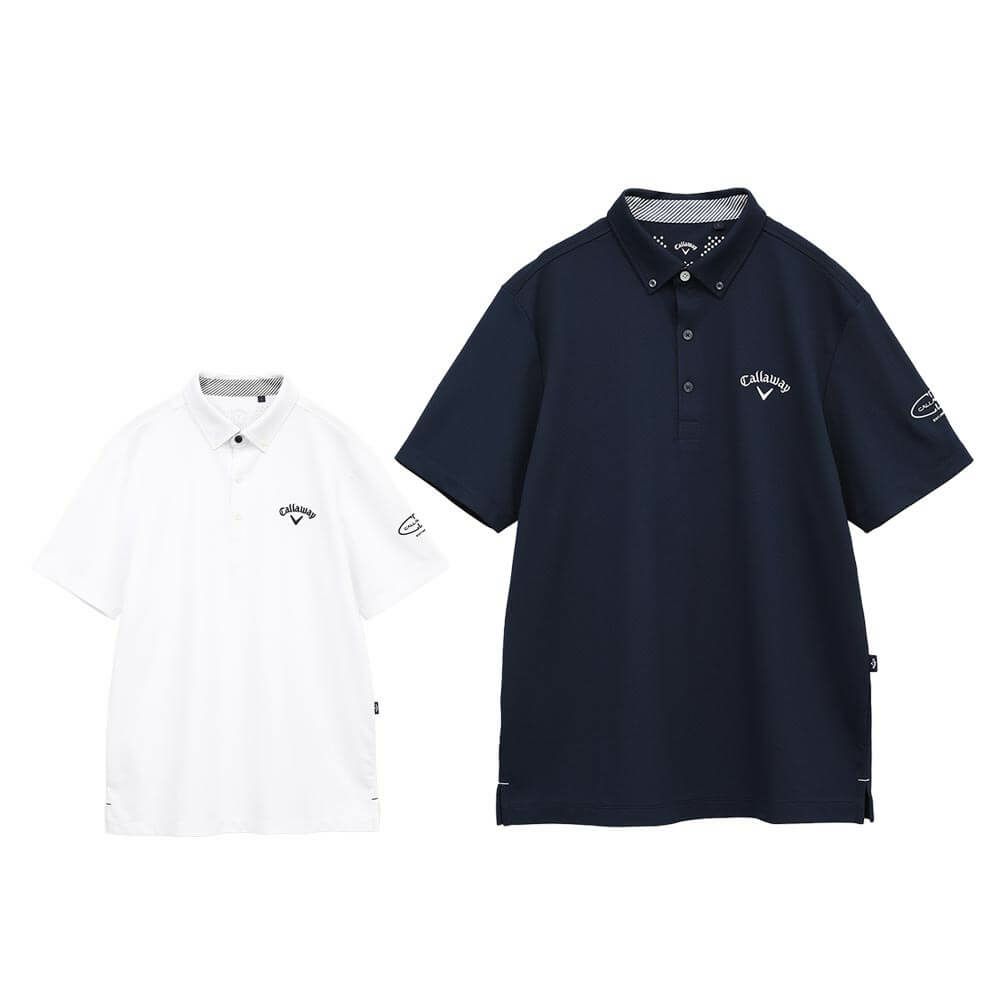 キャロウェイ Callaway　メンズ 鹿の子 半袖 ポロシャツ C25134100　2025年モデル