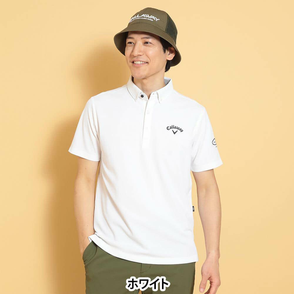 キャロウェイ Callaway　メンズ 鹿の子 半袖 ポロシャツ C25134100　2025年モデル 詳細1