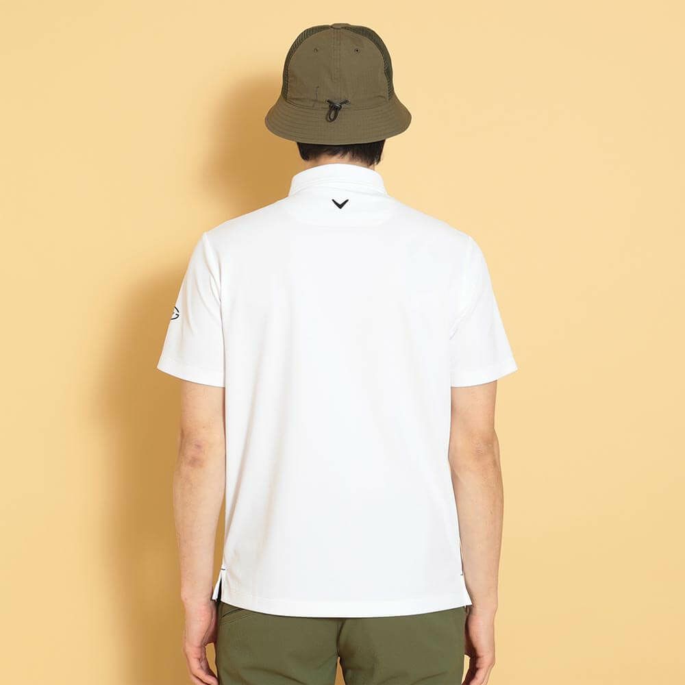 キャロウェイ Callaway　メンズ 鹿の子 半袖 ポロシャツ C25134100　2025年モデル 詳細1