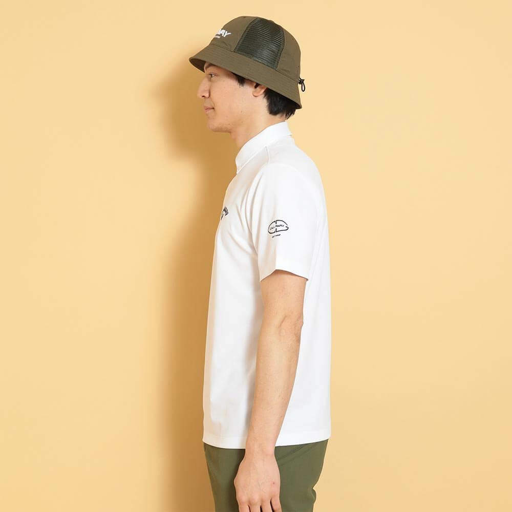 キャロウェイ Callaway　メンズ 鹿の子 半袖 ポロシャツ C25134100　2025年モデル 詳細1