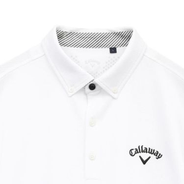 キャロウェイ Callaway　メンズ 鹿の子 半袖 ポロシャツ C25134100　2025年モデル 詳細1