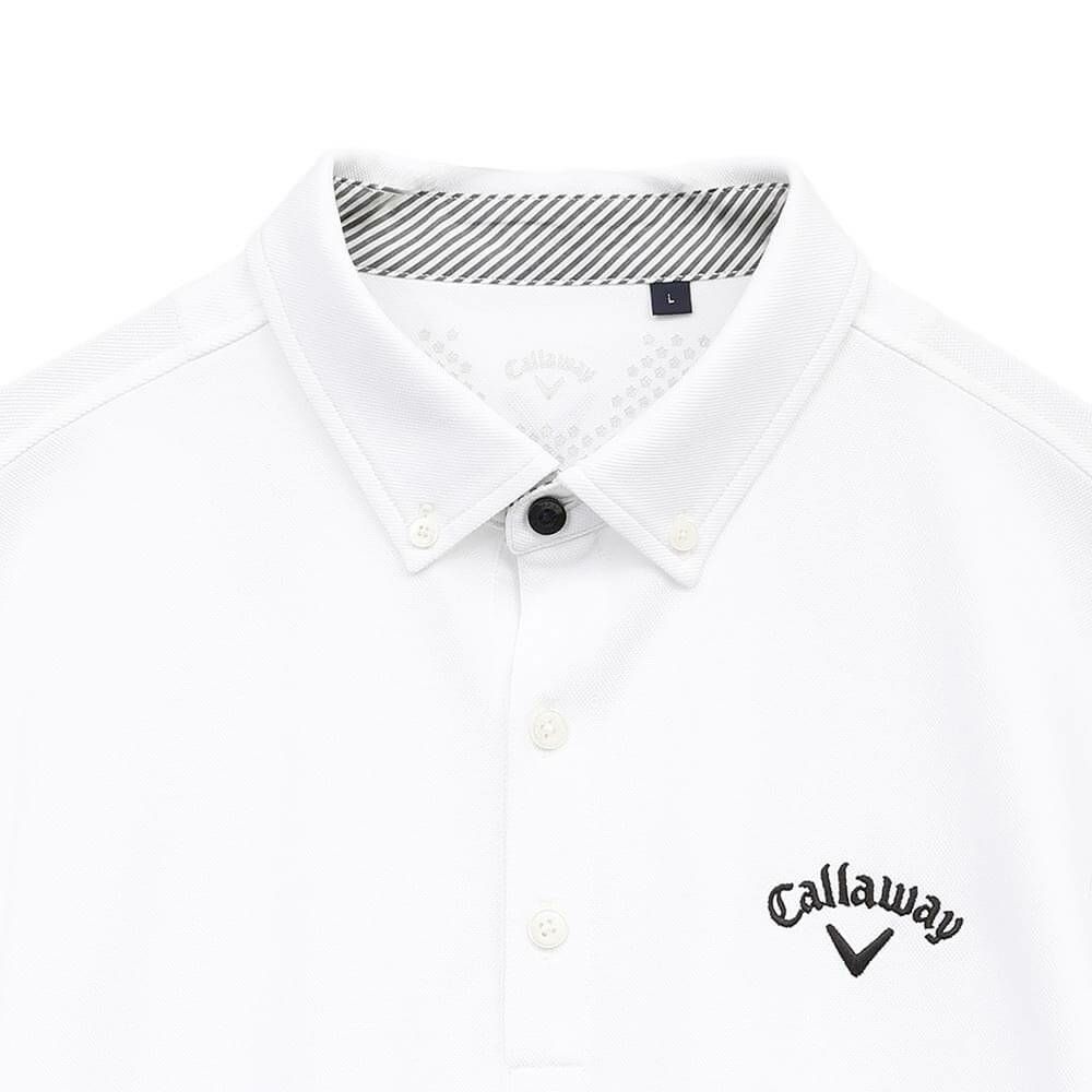 キャロウェイ Callaway　メンズ 鹿の子 半袖 ポロシャツ C25134100　2025年モデル 詳細1