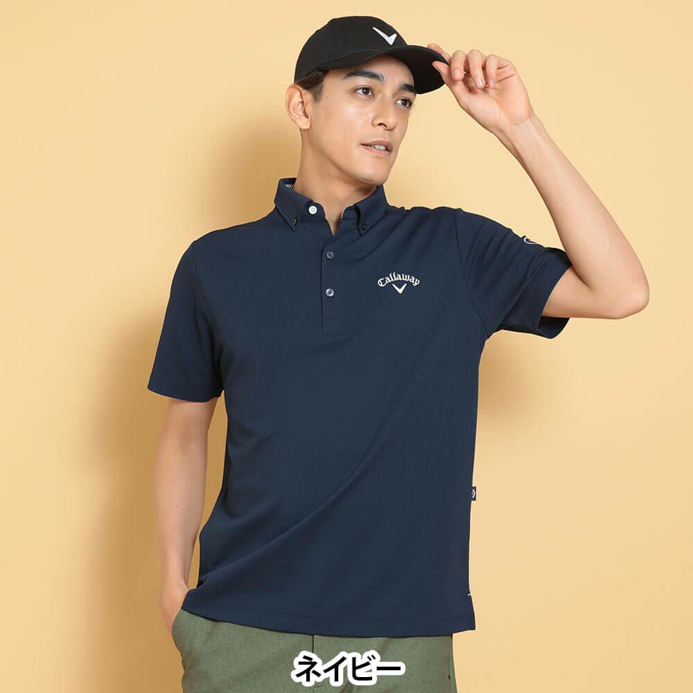 キャロウェイ Callaway　メンズ 鹿の子 半袖 ポロシャツ C25134100　2025年モデル 詳細1