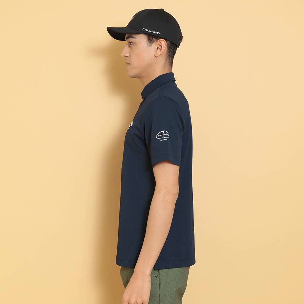 キャロウェイ Callaway　メンズ 鹿の子 半袖 ポロシャツ C25134100　2025年モデル 詳細1