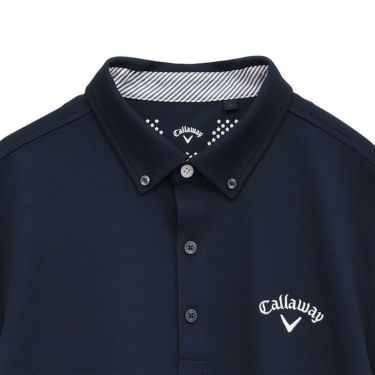 キャロウェイ Callaway　メンズ 鹿の子 半袖 ポロシャツ C25134100　2025年モデル 詳細1