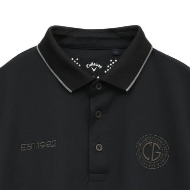 キャロウェイ Callaway　メンズ ロゴデザイン 半袖 ポロシャツ C25134101　2025年モデル 詳細1