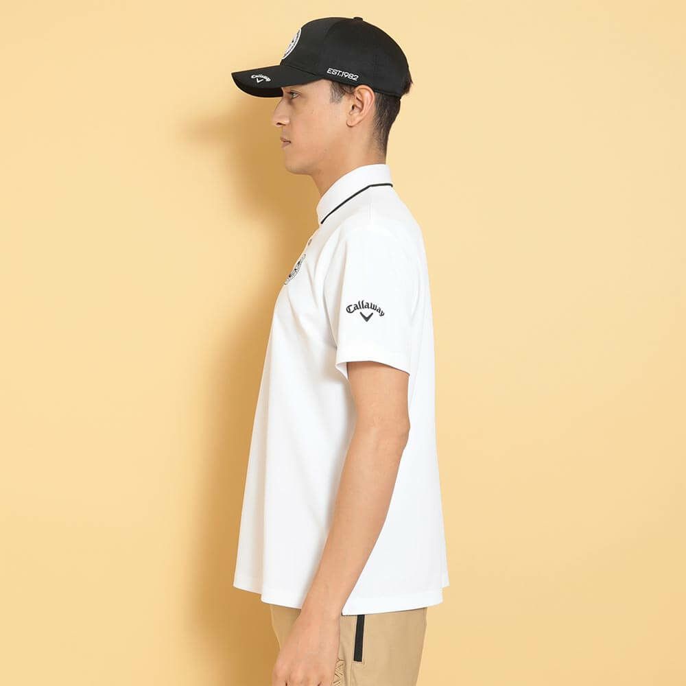 キャロウェイ Callaway　メンズ ロゴデザイン 半袖 ポロシャツ C25134101　2025年モデル 詳細1