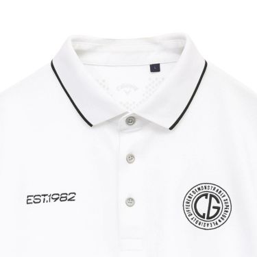 キャロウェイ Callaway　メンズ ロゴデザイン 半袖 ポロシャツ C25134101　2025年モデル 詳細1