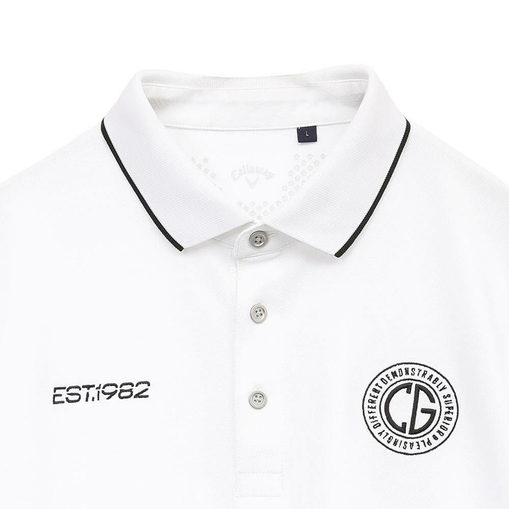 キャロウェイ Callaway　メンズ ロゴデザイン 半袖 ポロシャツ C25134101　2025年モデル 詳細1