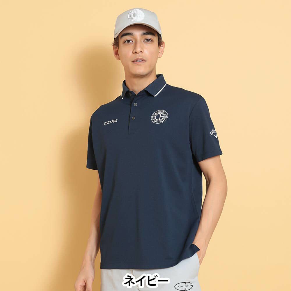キャロウェイ Callaway　メンズ ロゴデザイン 半袖 ポロシャツ C25134101　2025年モデル 詳細1