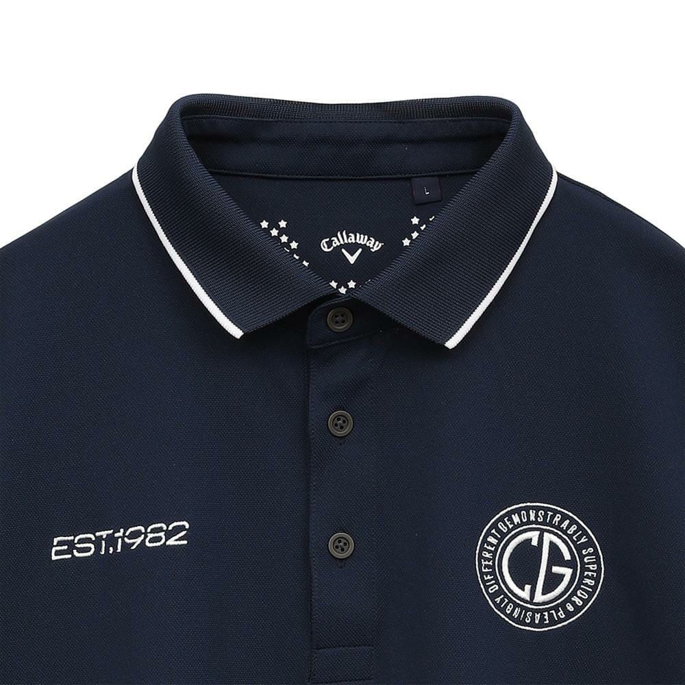 キャロウェイ Callaway　メンズ ロゴデザイン 半袖 ポロシャツ C25134101　2025年モデル 詳細1