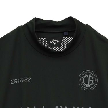 キャロウェイ Callaway　メンズ ストレッチスムース 半袖 モックネックシャツ C25134105　2025年モデル 詳細1