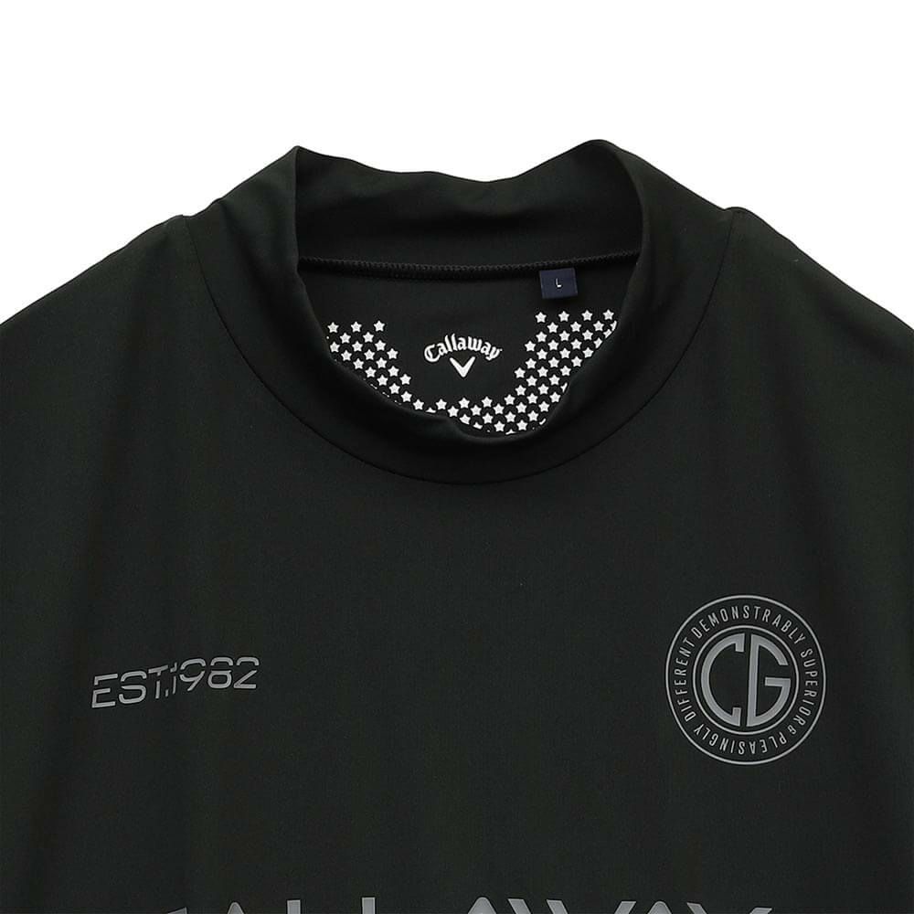キャロウェイ Callaway　メンズ ストレッチスムース 半袖 モックネックシャツ C25134105　2025年モデル 詳細1