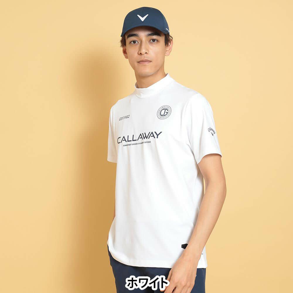 キャロウェイ Callaway　メンズ ストレッチスムース 半袖 モックネックシャツ C25134105　2025年モデル 詳細1