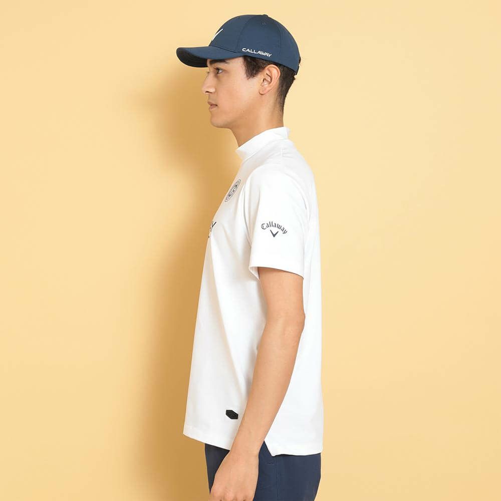 キャロウェイ Callaway　メンズ ストレッチスムース 半袖 モックネックシャツ C25134105　2025年モデル 詳細1