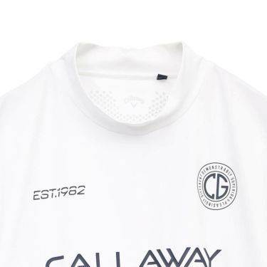 キャロウェイ Callaway　メンズ ストレッチスムース 半袖 モックネックシャツ C25134105　2025年モデル 詳細1